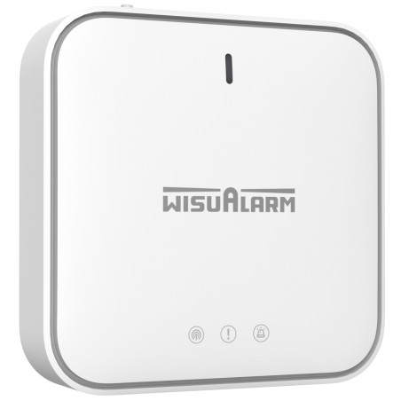Πύλη WiFi WisuLink Hub Συναγερμού RJ45 Ethernet 2.4GHz για ανιχνευτές καπνού και θερμότητας Σύστημα Ασφαλείας WISUALARM / DAHUA 