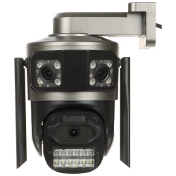 מצלמת אבטחה חיצונית פנורמית WiFi 3x3Mpx Full-Color עם מעקב אנושי ואודיו DELTA CCTV ICSEE-W91SD-3