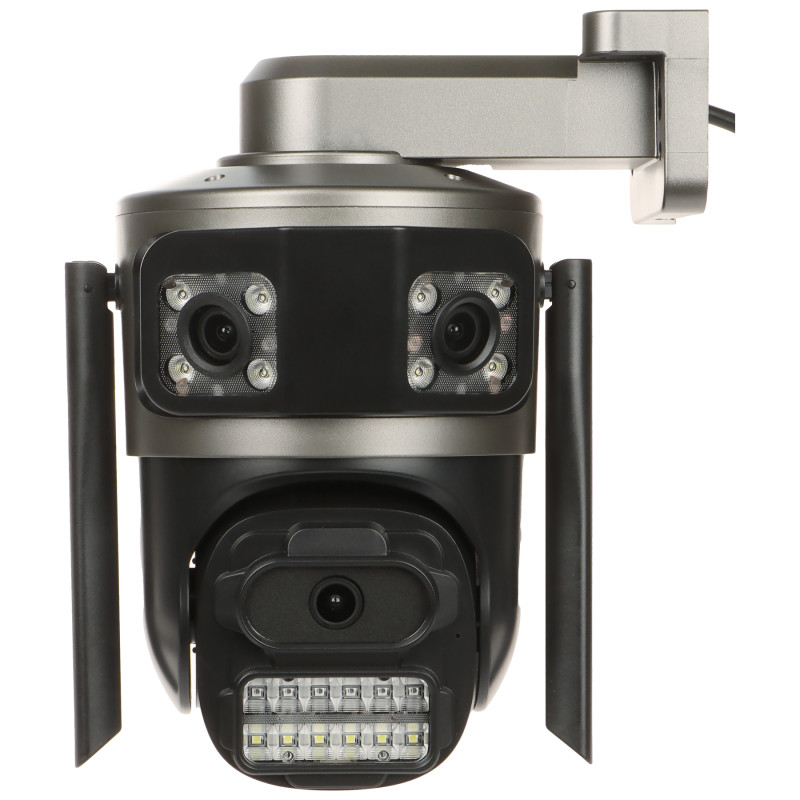 실외 파노라마 WiFi IP 카메라 3x3Mpx 풀컬러 인체 추적 오디오 RJ45 PTZ 홈 모니터링 P2P DELTA CCTV ICSEE-W91SD-3