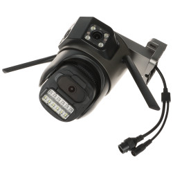 מצלמת אבטחה חיצונית פנורמית WiFi 3x3Mpx Full-Color עם מעקב אנושי ואודיו DELTA CCTV ICSEE-W91SD-3