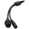 Външна панорамна WiFi IP камера 3x3Mpx Full-Color проследяване на хора аудио RJ45 PTZ домашно наблюдение P2P DELTA CCTV ICSEE-W9