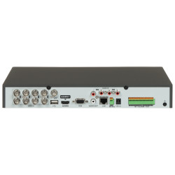 Perakam Hibrid 8-Saluran 5-dalam-1 AcuSense Pengesanan Manusia dan Kenderaan H.265+ HDMI VGA 4K Lite Hikvision IDS-7208HQHI-M1/X