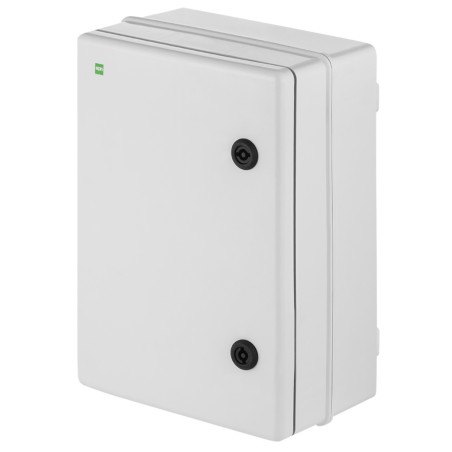 Ερμητικό περίβλημα IP65 IK08 252x352x162mm με ατσάλινη πλάκα στήριξης γκρι εξωτερικό κουτί εγκατάστασης Elektro-Plast Nasielsk I