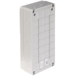 Навясная герметычная мантажная скрынка IP65 ABS шэрая размеркавальная электрычная скрынка мантажны ізаляцыйны корпус Elektro-Pla