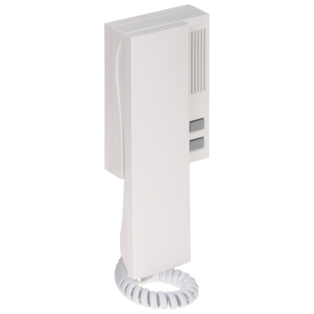 Analog telefon för porttelefonsystem magnetisk avläggning volymkontroll vit ACO INS-UA-G2