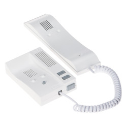 Digital Intercom Handset Magnetic 2-Wire White Surface Mounted Two-Way System ACO INS-UP