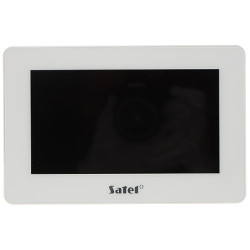 Teclado tátil de 7 polegadas para sistemas de alarme INTEGRA VERSA branco moderno MAKRO SATEL INT-TSH2-W