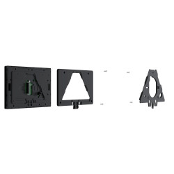 Moderne 10 tommer touch-betjeningspanel til alarmsystem sort kapacitiv skærm SATEL INT-TSH210-B