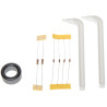 Sensorisk knappsats med 7 tums pekskärm för INTEGRA larmsystem vit modern design SATEL INT-TSI-W