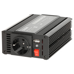 DC/AC Spannungswandler 12V 230V 500W 1000W USB Schuko modifizierter Sinus für AGM Gel LiFePO4 Batterien EUROPOWER INV/12/500/MS/