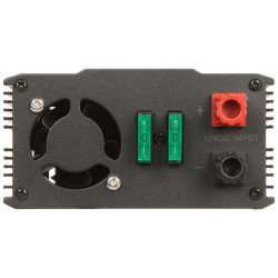 Menič napätia DC/AC 12V 230V 500W 1000W USB Schuko modifikovaná sínusoida pre batérie AGM Gel LiFePO4 EUROPOWER INV/12/500/MS/S