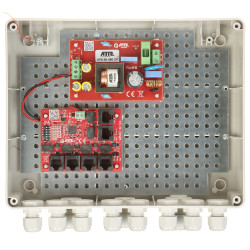 Switch PoE de 5 portas em caixa externa IP56 Long Range 280m Fonte de alimentação 60W Kit CCTV IP ATTE IP-5-11-L2