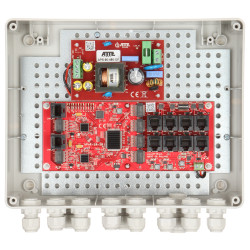 8-portni PoE preklopnik u vanjskom kućištu IP56 Gigabit Uplink napajanje 96W komplet za montažu CCTV LAN ATTE IP-8-20-L2