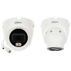 IP-камера 1080p WizSense WizColor 2.8mm Full-Color LED 30m Мікрафон IP67 Начное назіранне AI CCTV DAHUA IPC-HDW2249T-S-LED-0280B