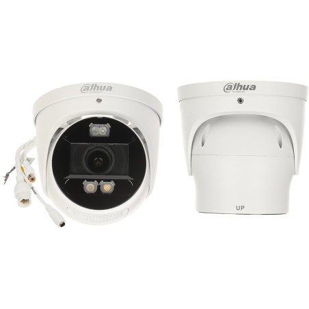 TiOC WizSense 5MP 2.7-13.5mm 电动变焦全彩主动防御AI红蓝警示灯网络摄像机 DAHUA IPC-HDW3549H-ZAS-PV-27135-S5