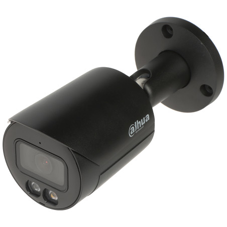6MP 4K 스마트 듀얼 라이트 WizSense 풀 컬러 WDR IR 30m 2.8mm 렌즈 IP67 마이크 블랙 IP 카메라 DAHUA IPC-HFW2649S-S-IL-0280B-BLACK