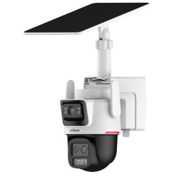 Dahua 4G LTE napelemes PT forgatható kültéri IP kamera WizColor Hybrid-Zoom 2x3Mpx aktív elrettentéssel DAHUA IPC-PTS2649C-3E3Z-