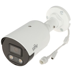 IP-камера 8 Мп 4K UHD ColorHunter Wise-ISP Tri-Guard Аб'ектыў 2.8 мм ІЧ 40 м LED Аўдыё PoE IP67 Актыўнае стрымліванне UNIVIEW IP