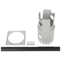 Electrical installation box for end insulation with hole saw for polystyrene and facade wool KOPOS KEFZ-80-VDZ-KB