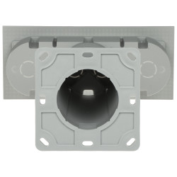 Multiple electrical installation box for facade insulation triple flush-mounted insulation box KOPOS KEZ-3-KB