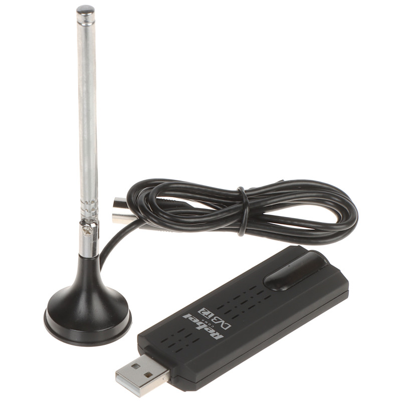 PCおよびノートPC向け地上波・ケーブルテレビデジタルチューナー HEVC H.265 DAB+ FM PVR Full HD REBEL KOM-1060