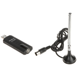 Digital terrestrisk og kabel-TV-mottaker for PC bærbar PC HEVC H.265 DAB+ FM PVR Full HD REBEL KOM-1060