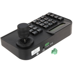 RS-485 kontroltastatur til PTZ Motozoom-kameraer 3D-joystick LCD CCTV-controller Apti KT-610