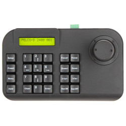 RS-485 control keyboard for PTZ Motozoom cameras 3D Joystick LCD CCTV controller Apti KT-610