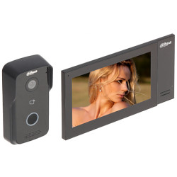 IP video domofon komplet 7-palčni monitor na dotik zunanja enota PoE stikalo RFID čitalnik mobilna aplikacija DMSS DAHUA KTP02