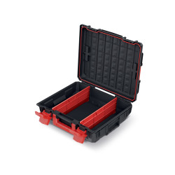 Set di cassette portautensili sistema modulare officina mobile IP55 ruote robuste manico telescopico Kistenberg KXCS454080