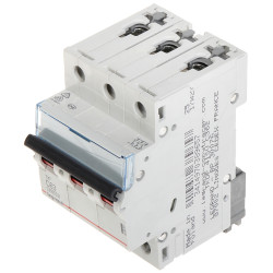 Întrerupător automat trifazat 63A caracteristică C siguranță S303 instalare șină DIN TS-35 LEGRAND LE-403551