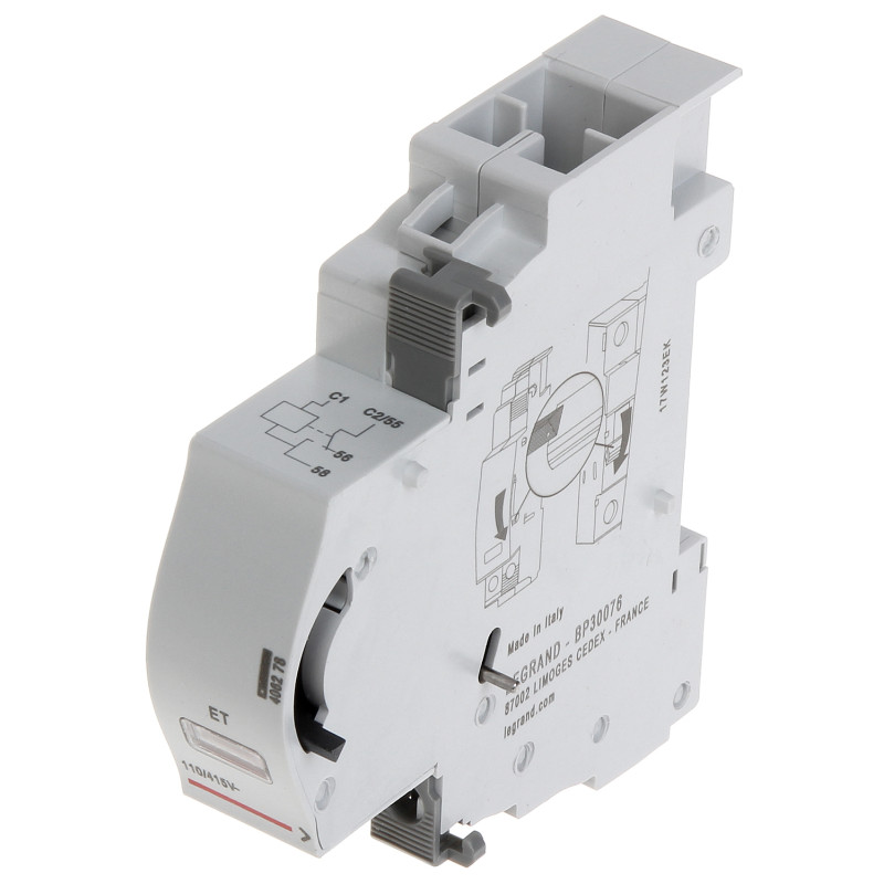 Shunt trip for TX3 DX3 FR300 modular devices 110-415V AC DIN rail mounting LEGRAND LE-406278
