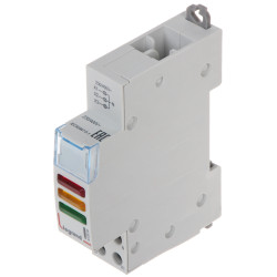 Kolminkertainen LED-merkkivalo DIN-kiskoon TS-35 230V AC vaihevalo punainen keltainen vihreä LEGRAND LE-412934