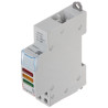 Üçlü LED sinyal lambası DIN rayı TS-35 faz göstergesi 230V AC kırmızı sarı yeşil LEGRAND LE-412934