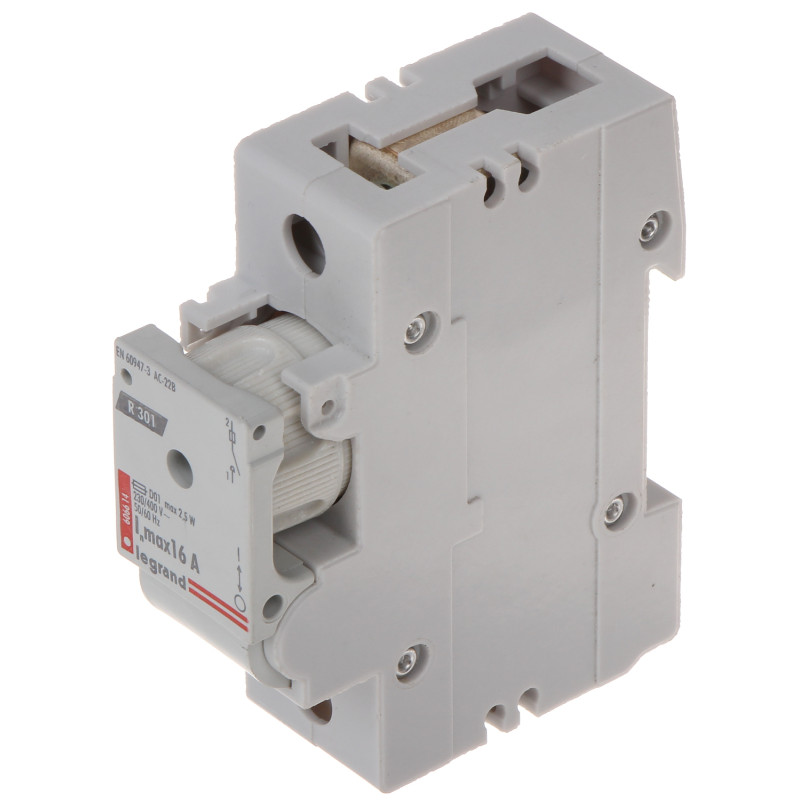 单相熔断器隔离开关 16A D01 TH-35导轨绝缘熔断器 LEGRAND LE-606614