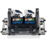 Dobbelt RJ-45 slutdåse kat. 5e planforsænket hvid LAN Ethernet værktøjsfri til 60mm dåse LEGRAND LE-753141