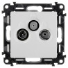 R-TV SAT Flush Mounted End Socket White Electrical Installation Antenna Signal LEGRAND LE-753152