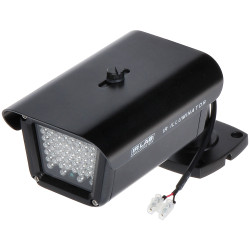 Ulkoinen infrapunavalaisin IR 45m 80 astetta IP66 12V DC 24V AC hämärätunnistin IR LAB LIR-CA32