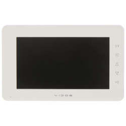 VIDOS X アナログビデオドアホンモニター 7インチ LCD ハンズフリー ホワイト VIDOS M12W