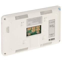 Monitor de Vídeo Porteiro 7 polegadas LCD Analógico Sistema VIDOS X Branco Mãos Livres VIDOS M12W