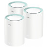 AC1200 듀얼 밴드 2.4GHz 5GHz Wi-Fi 메시 시스템 라우터 액세스 포인트 리피터 3개 세트 기가비트 이더넷 VPN CUDY M1300(3-PACK)