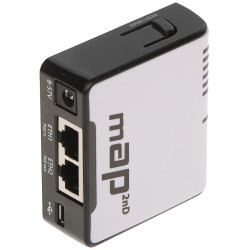 Wi-Fi Access Point 2.4GHz 300Mb/s PoE USB RouterOS mAP MikroTik MAP-2ND