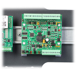 Piekļuves kontroles komplekts RACS 5 v2 2 ejas korpuss barošanas bloks Ethernet RS-485 RCP MSSQL VISO ST sistēma ROGER MC16-PAC-