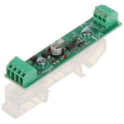 Módulo de adaptação e separação de interface Wiegand amplificador de sinal controlo de acessos calha DIN ROGER MCI-7