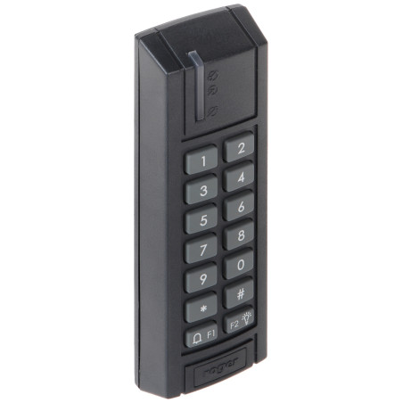 RFID Unique 125kHz Proximity Reader with Keypad and Doorbell Button RS-485 IP65 ROGER MCT12E-IO
