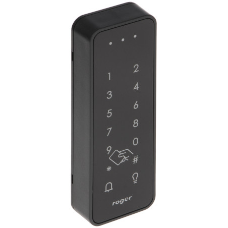 MIFARE 13.56MHz Proximity Reader with Keypad and Doorbell Button RS-485 for RACS 5 System ROGER MCT84M