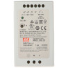 แหล่งจ่ายไฟแบบสวิตชิ่งสำหรับราง DIN 12V 7.5A 90W แบบเสถียรสำหรับระบบอัตโนมัติและ CCTV Mean Well MDR-100-12