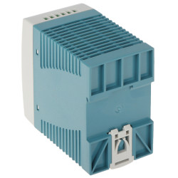 Fonte de alimentação comutada para trilho DIN 12V 7.5A 90W estabilizada para automação e CCTV Mean Well MDR-100-12