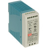 Импулсно захранване за DIN шина 12V 3.33A 40W с регулиране на напрежението за монтаж на TS-35 професионално Mean Well MDR-40-12