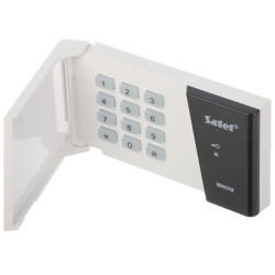 Wireless LED keypad for 433MHz alarm system control manipulator 200m range backlit keys SATEL MKP-300